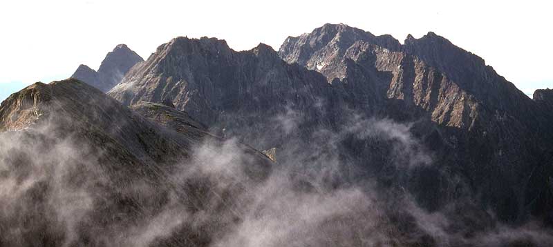 穂高連峰